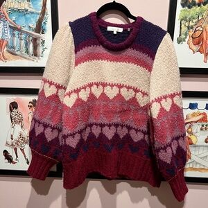 LoveShackFancy Heart Sweater